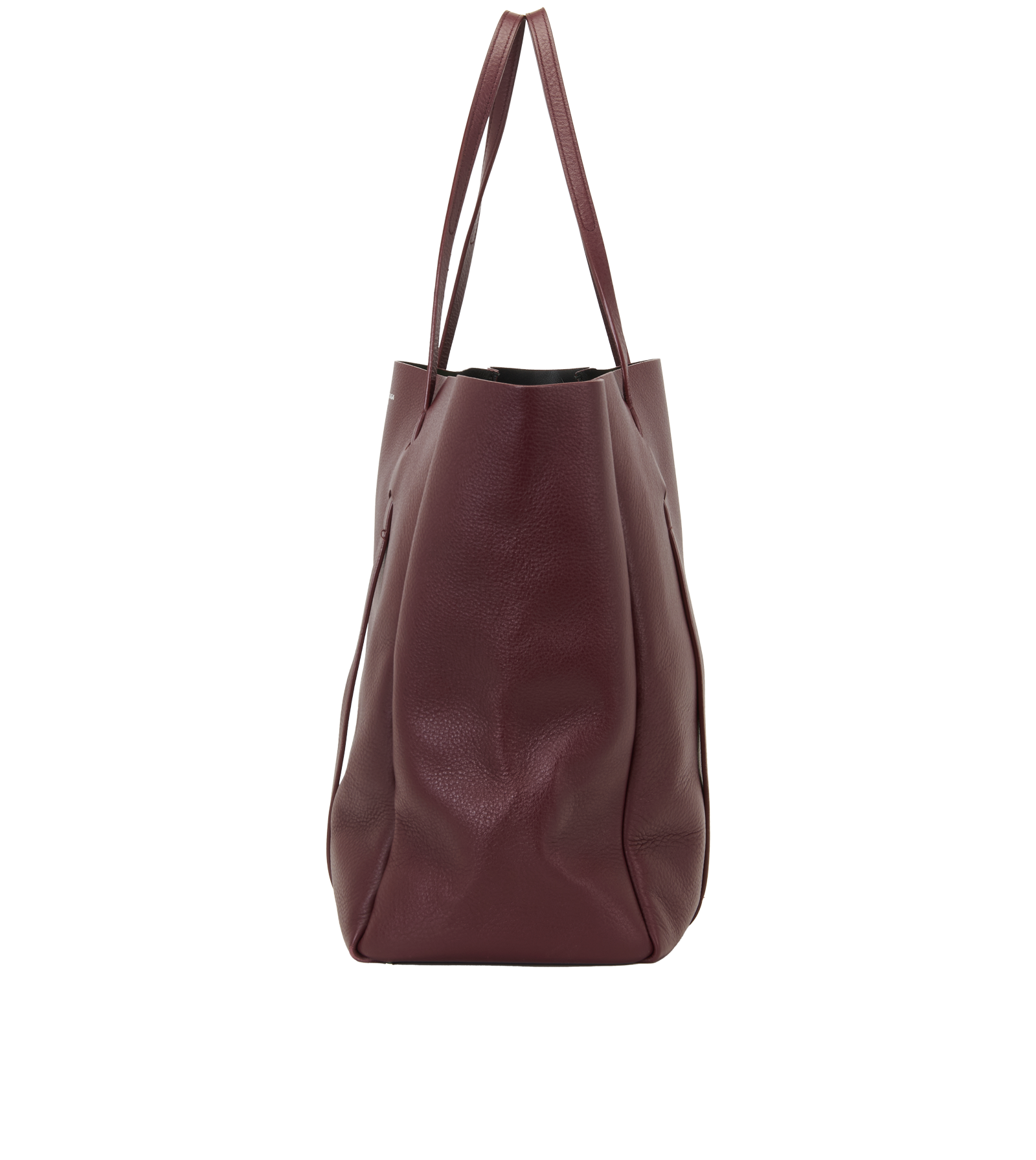 Everyday Tote, &pound;395, Handbags, Burgundy, Leather, Bottom view